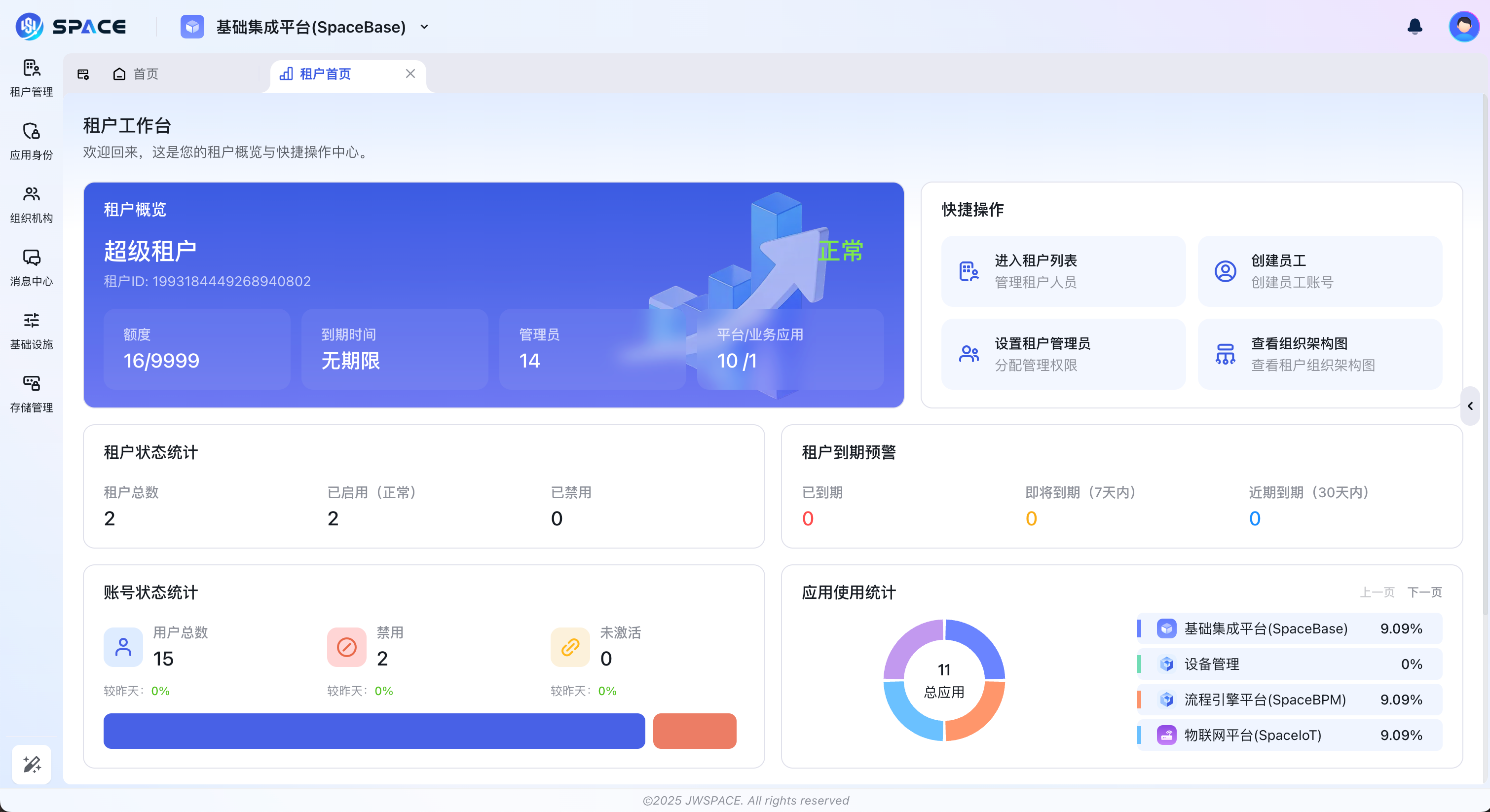 基础集成平台（SpaceBase）